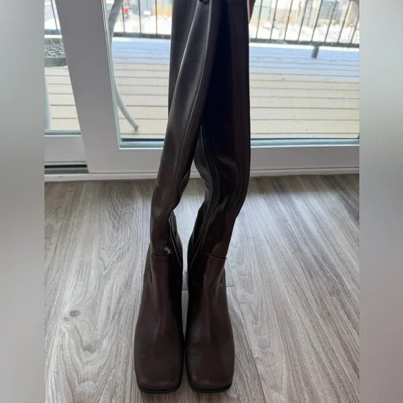 New Jeffrey  Campbell Hotlava Knee High Boot in color coffee - Picture 7 of 15